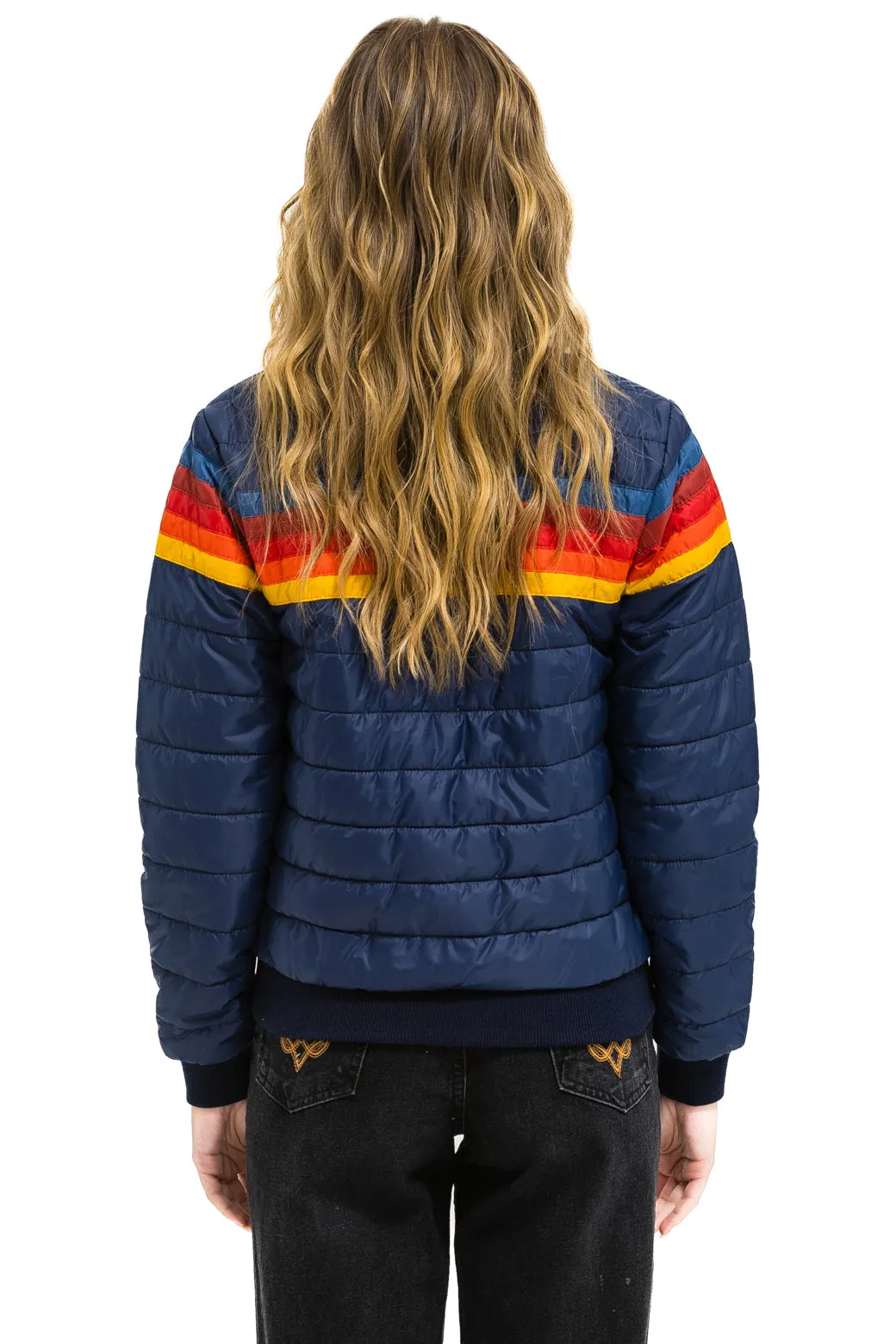 5 STRIPE JACKET - NAVY