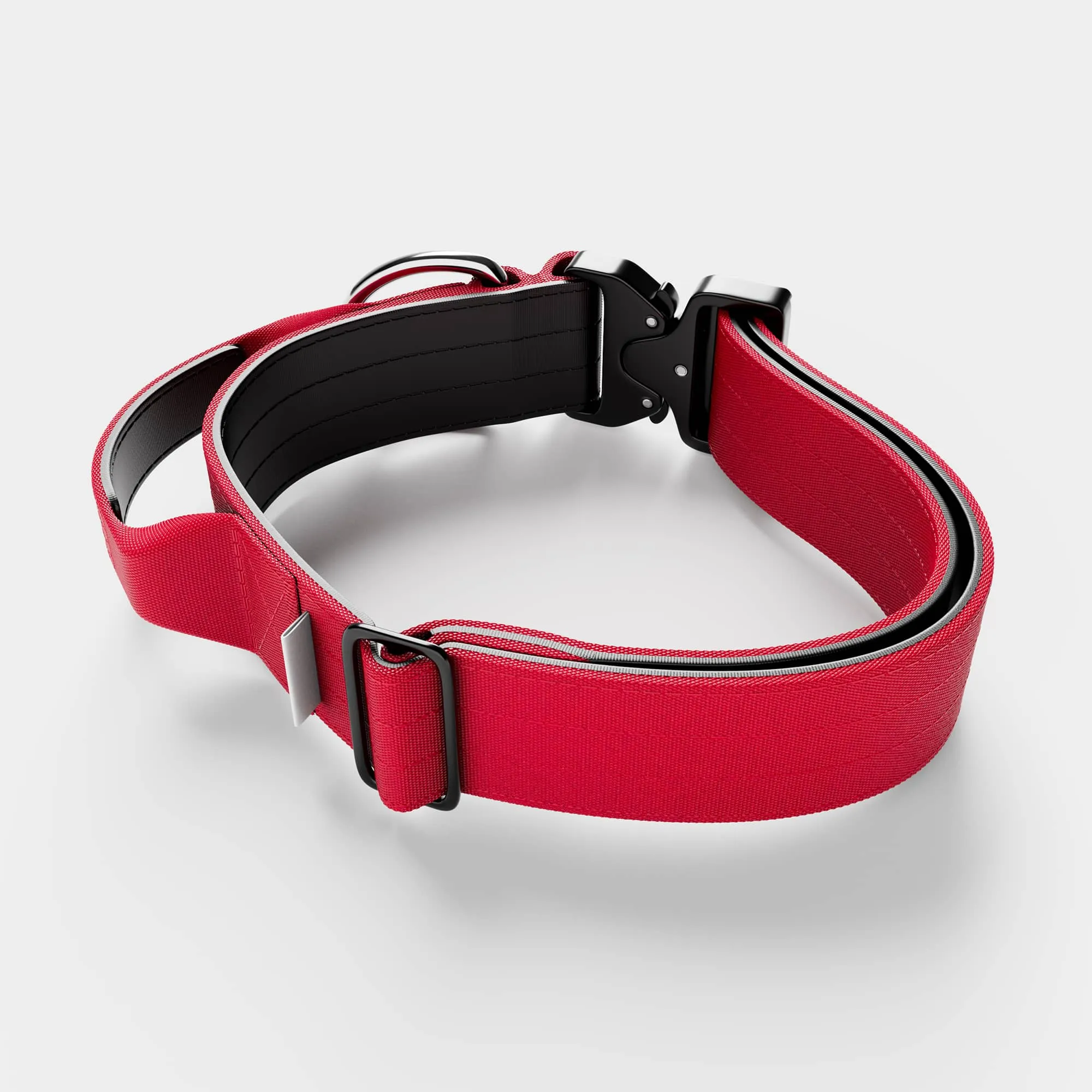 5cm Combat® Collar | With Handle & Secure Clip - Red