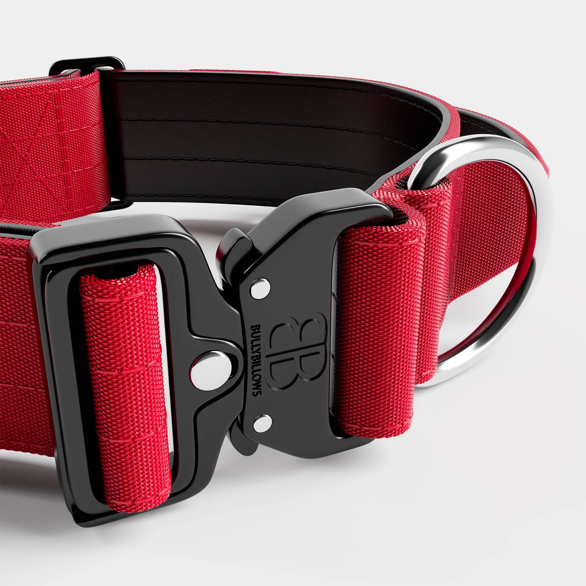 5cm Combat® Collar | With Handle & Secure Clip - Red