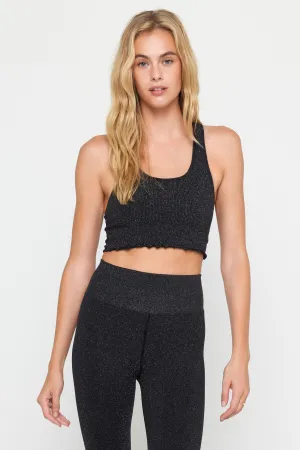 Amor Shimmer Crop Tank