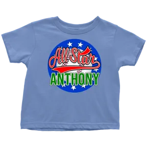 ANTHONY ALL STAR TODDLER T-SHIRT FOR ANTHONY