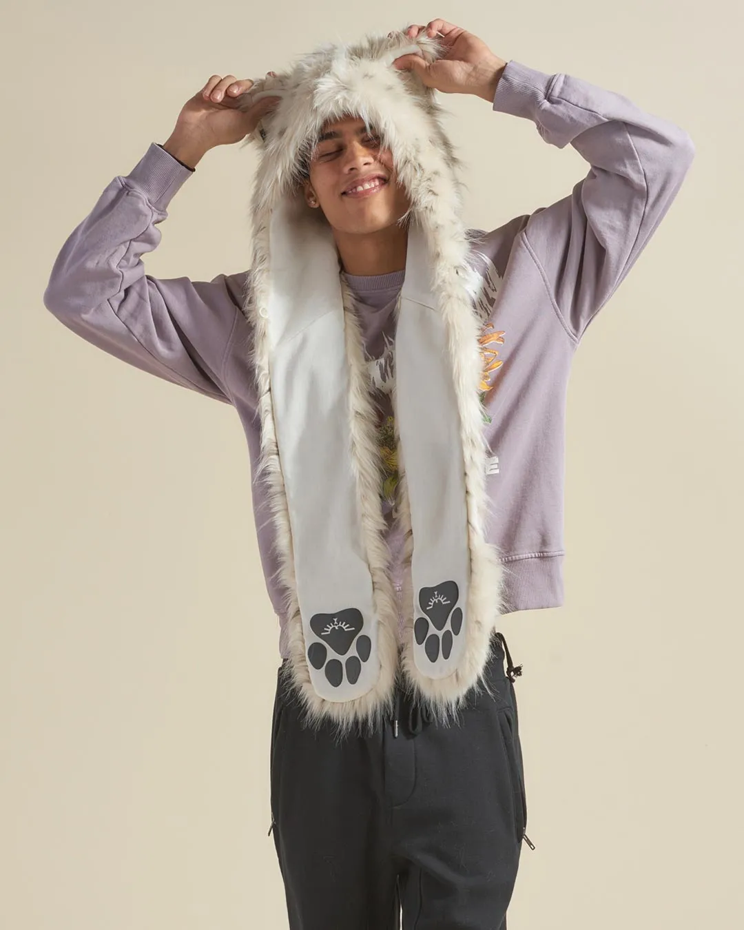 Baby Snow Leopard SpiritHood