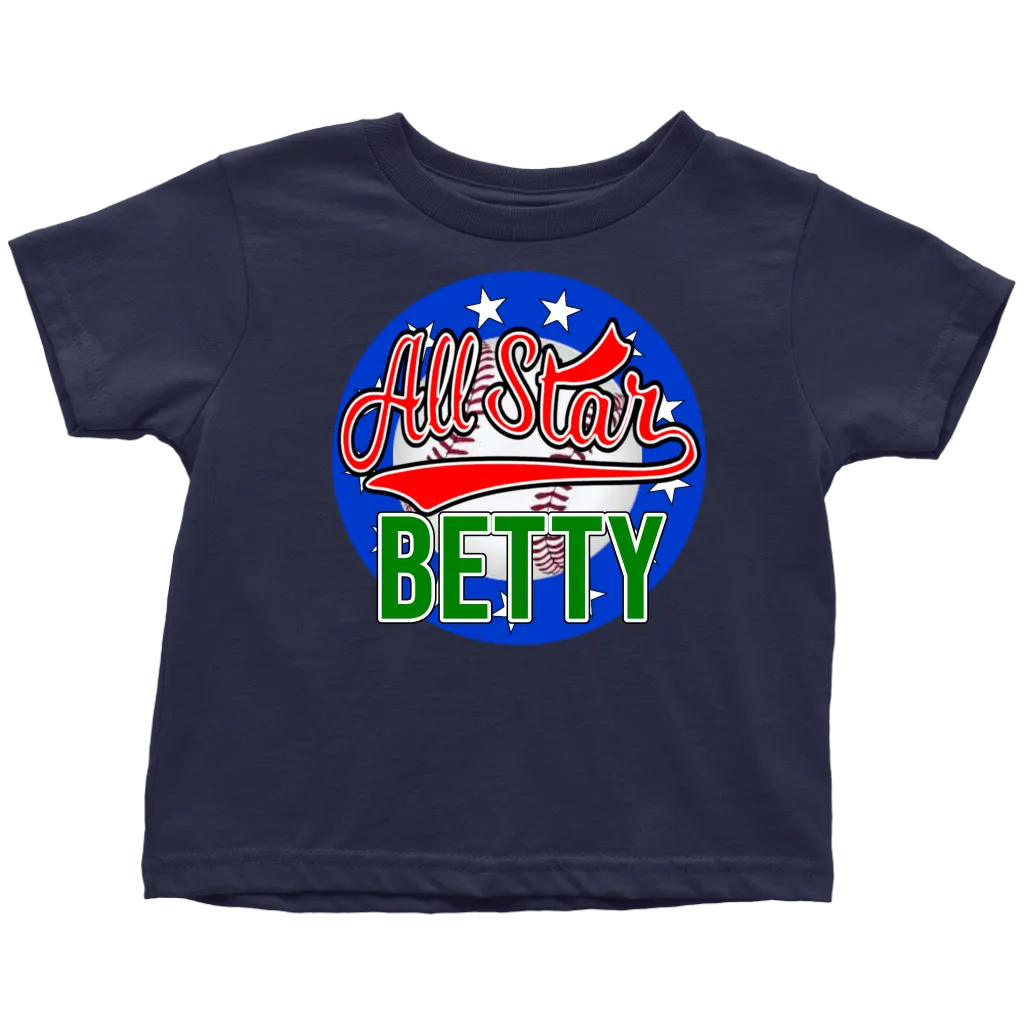 BETTY ALL STAR TODDLER T-SHIRT FOR BETTY