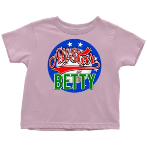 BETTY ALL STAR TODDLER T-SHIRT FOR BETTY