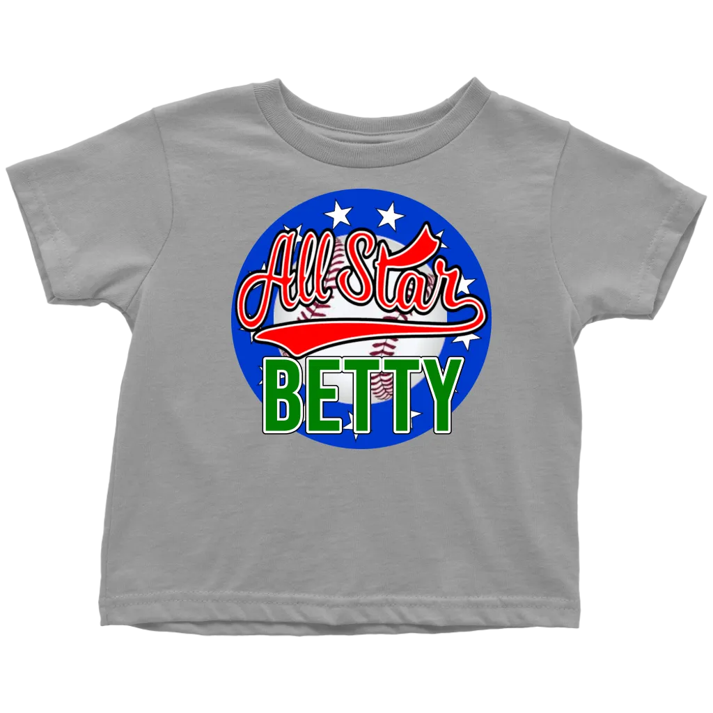 BETTY ALL STAR TODDLER T-SHIRT FOR BETTY