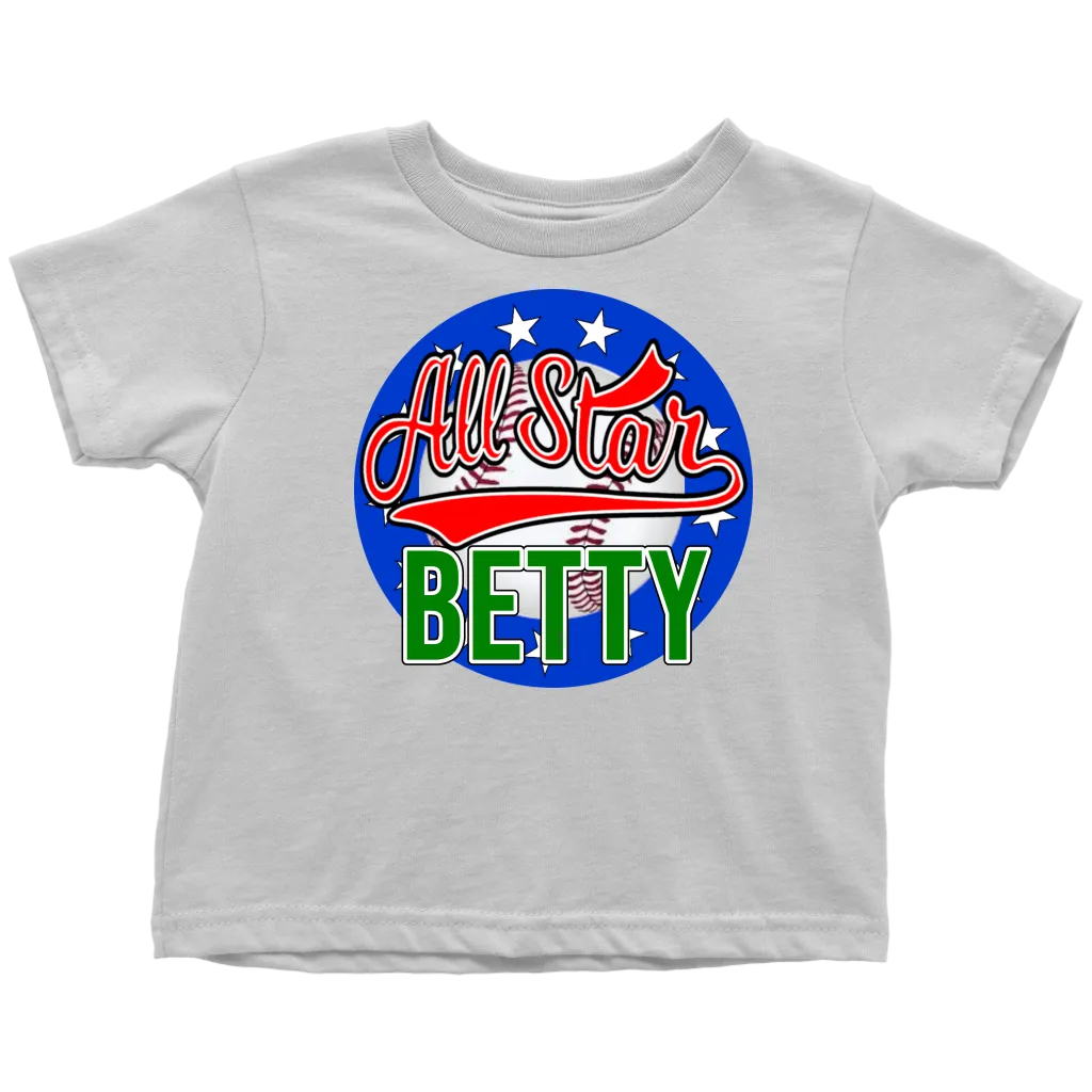 BETTY ALL STAR TODDLER T-SHIRT FOR BETTY