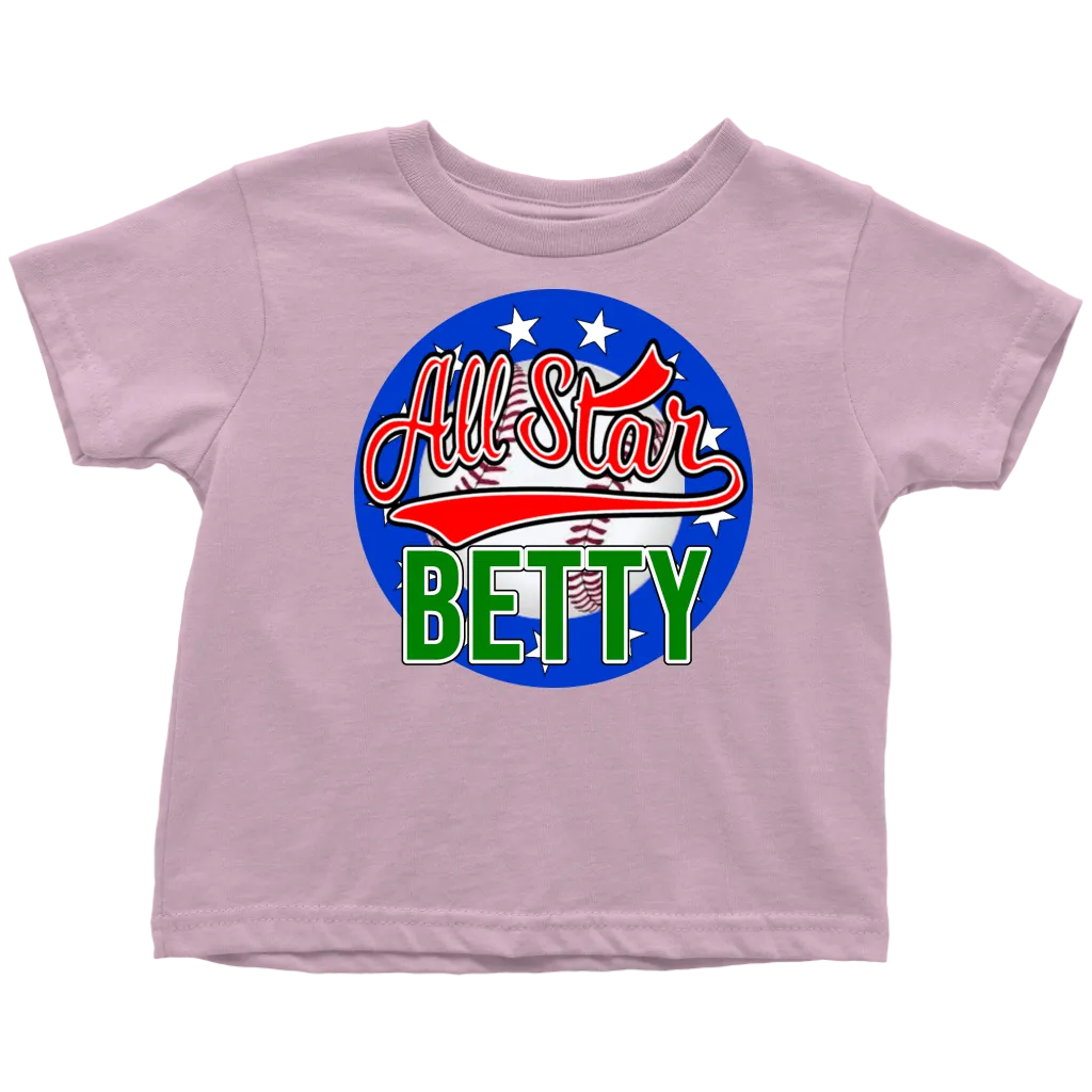 BETTY ALL STAR TODDLER T-SHIRT FOR BETTY