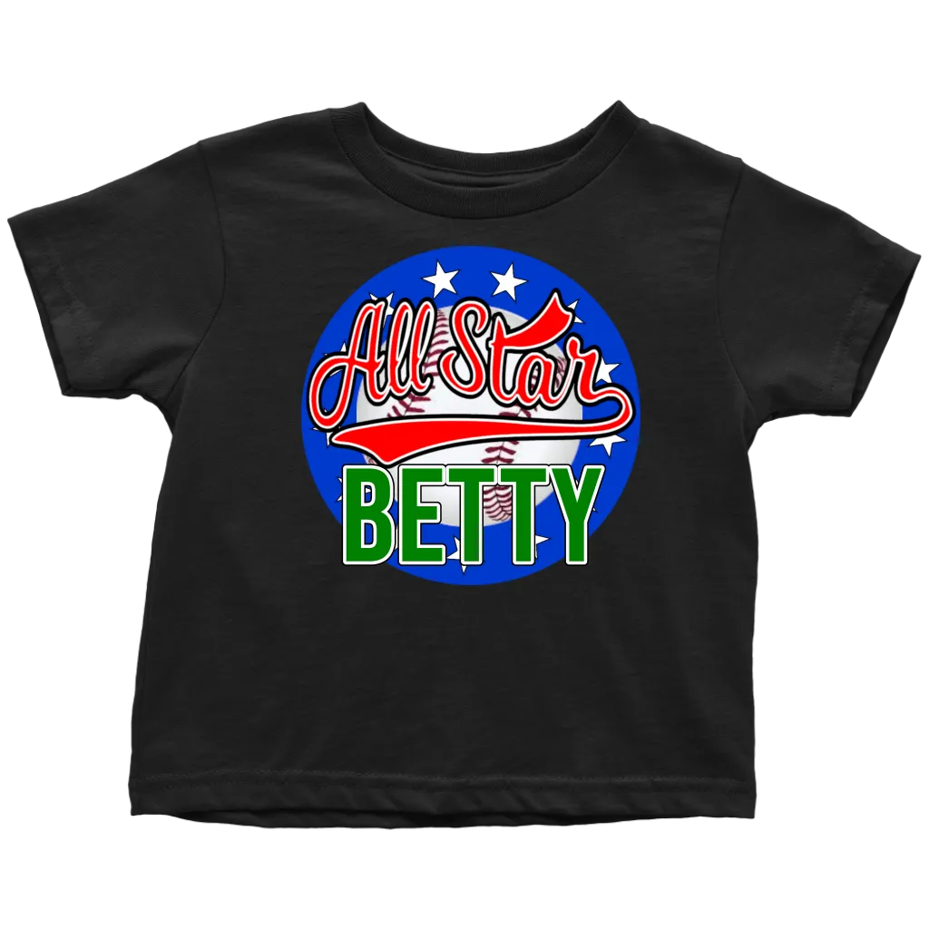 BETTY ALL STAR TODDLER T-SHIRT FOR BETTY