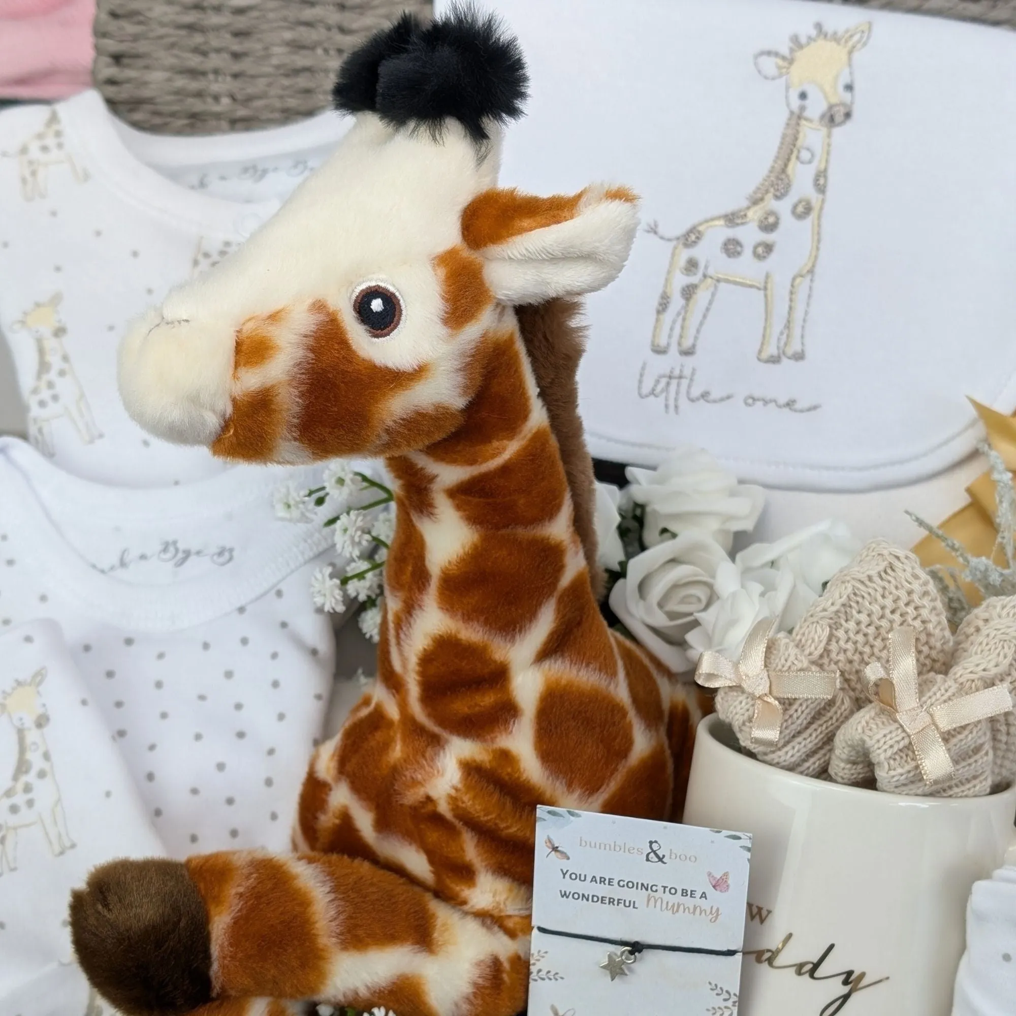 Congratulation New Parents Welcome New Little One Giraffe Theme