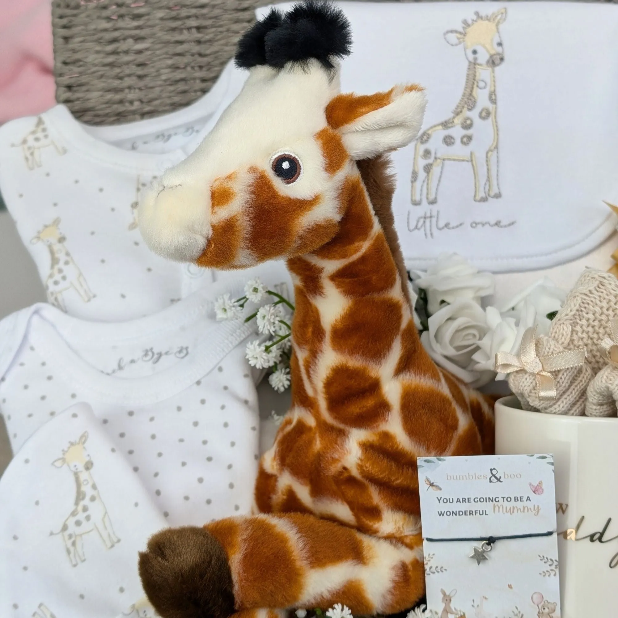 Congratulation New Parents Welcome New Little One Giraffe Theme