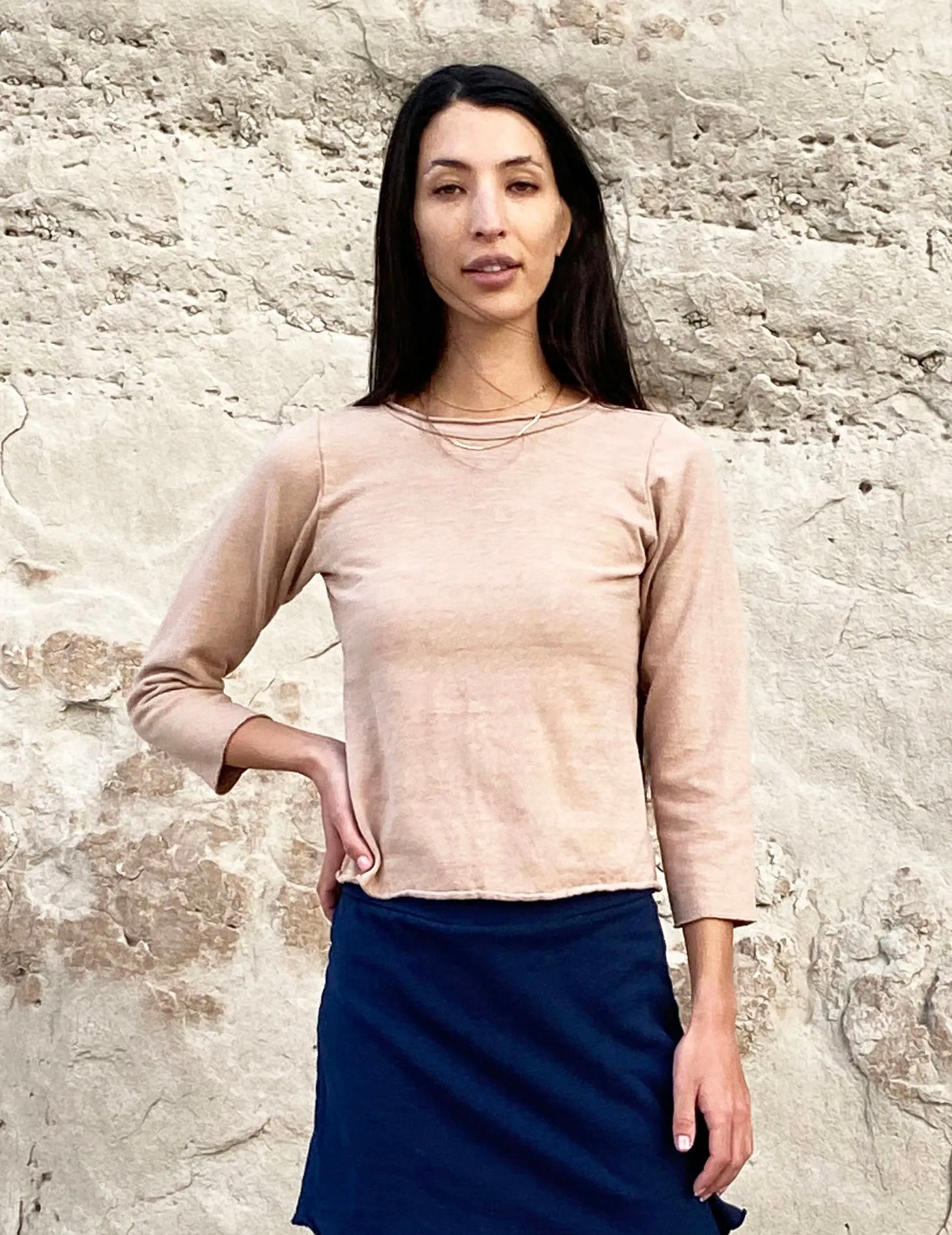 Crew Simplicity Cropped Shirt