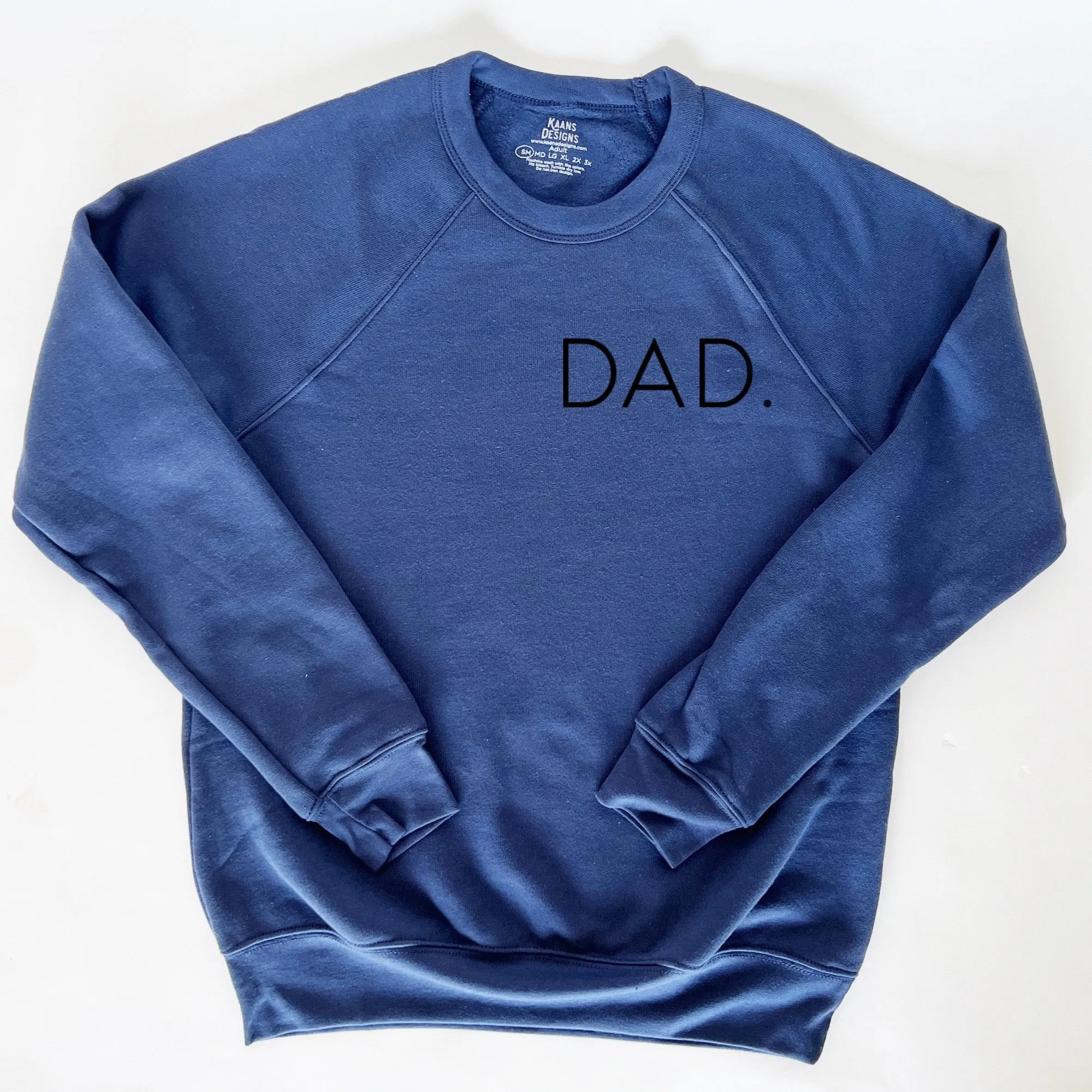 Dad - Pocket or Full Print - Navy Lightweight Sweatshirt