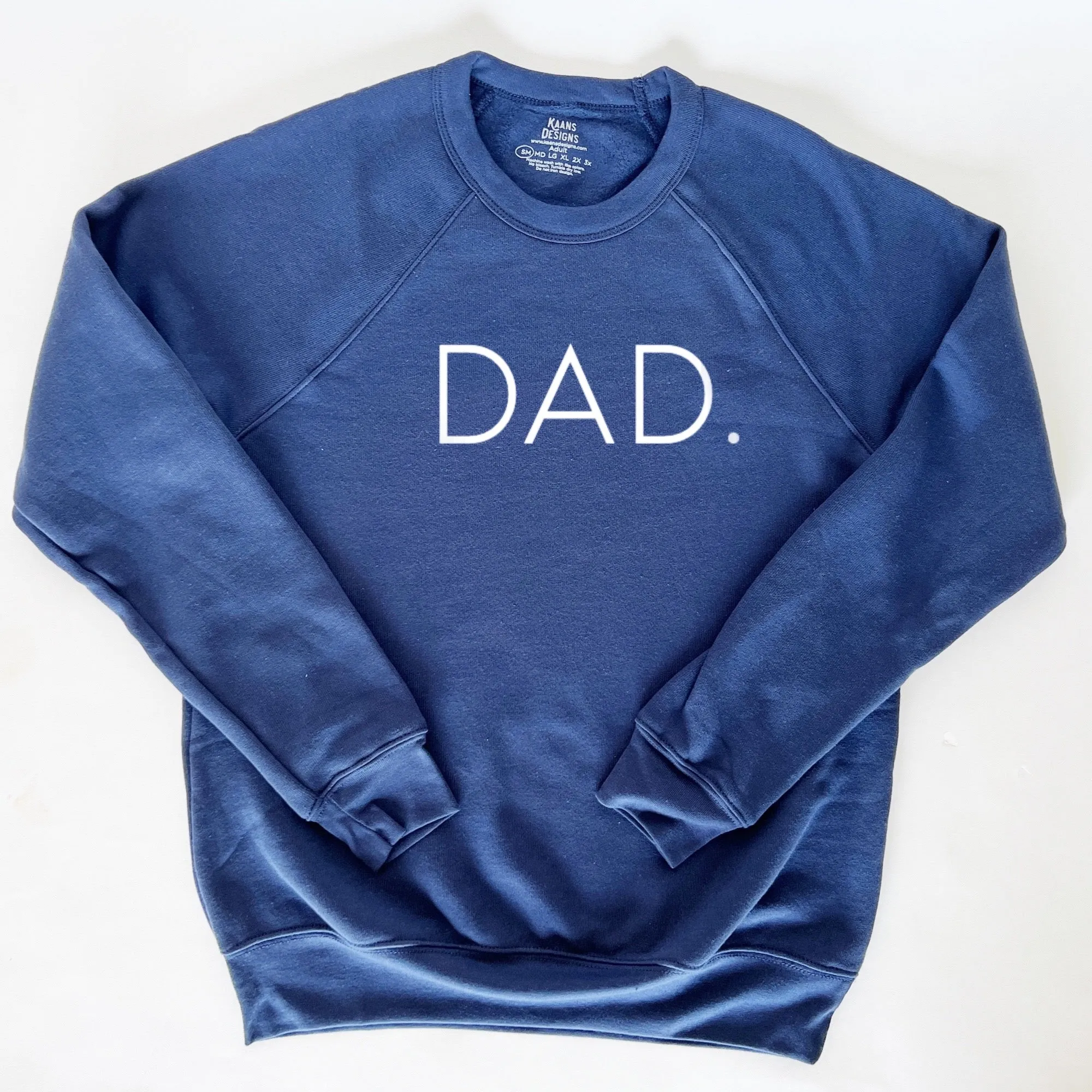 Dad - Pocket or Full Print - Navy Lightweight Sweatshirt