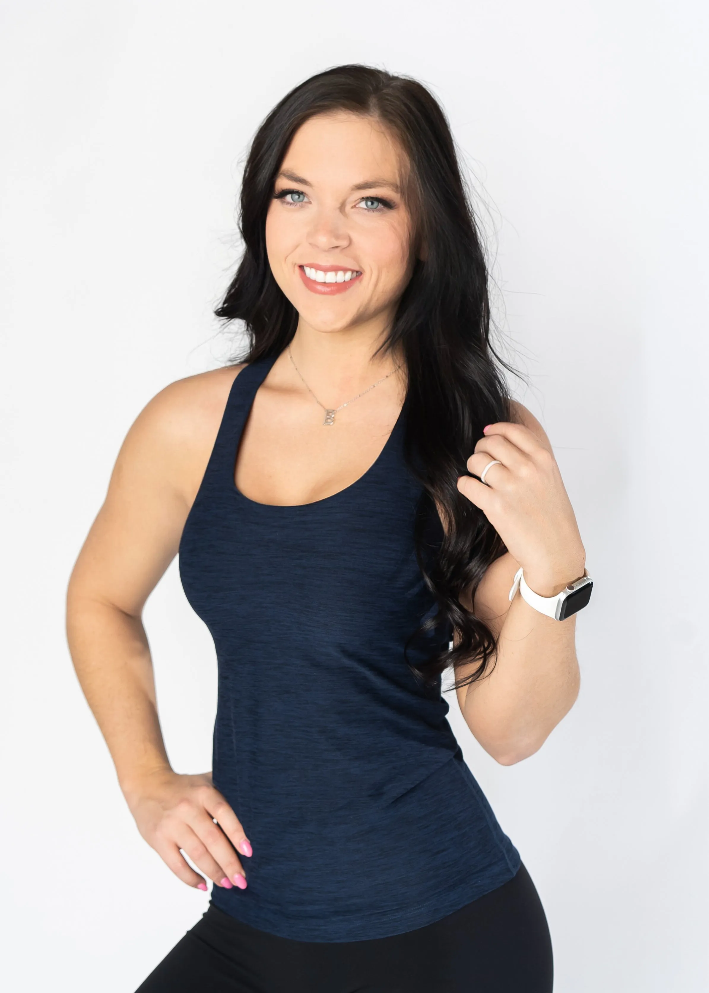 Dream Racerback Tank | Navy Blue