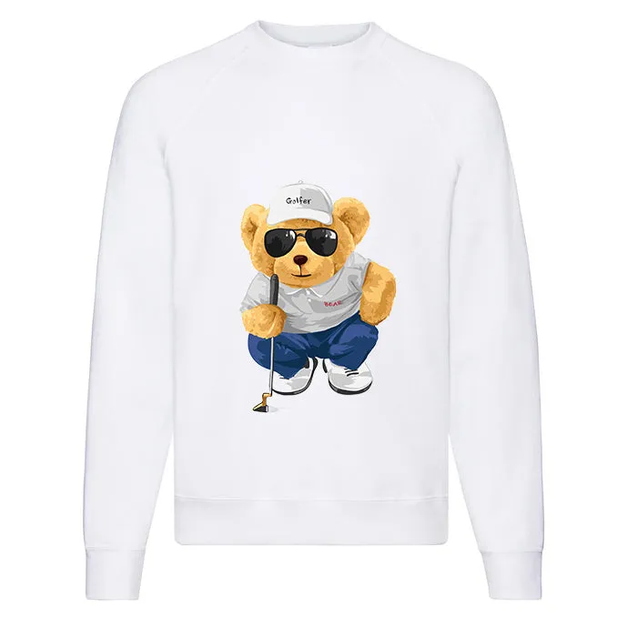 Eco-Friendly Golfer Bear Pullover