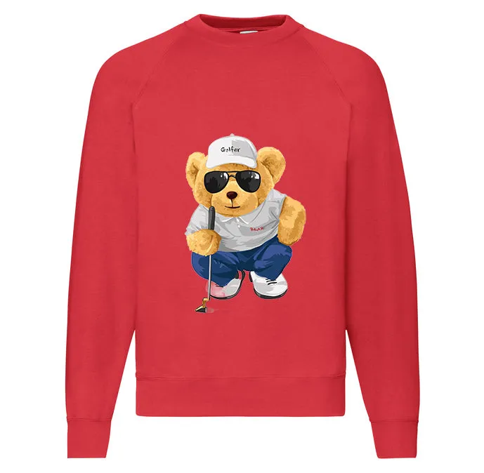 Eco-Friendly Golfer Bear Pullover