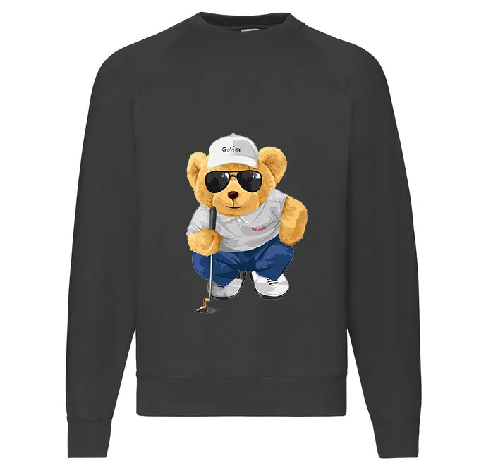 Eco-Friendly Golfer Bear Pullover