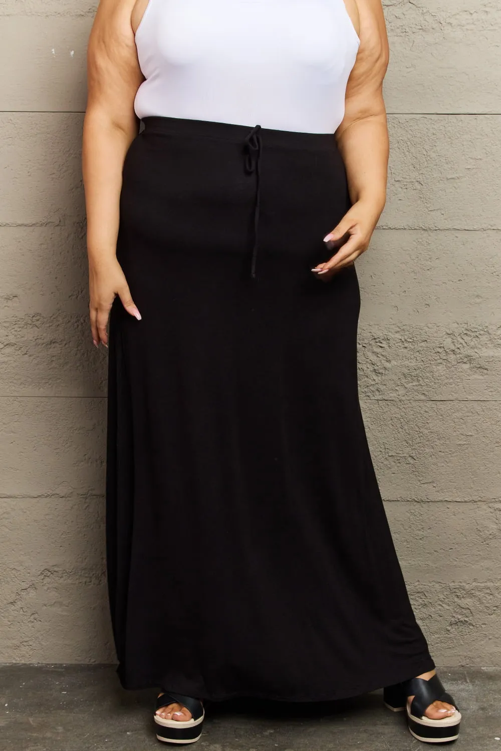 Flare Maxi Skirt