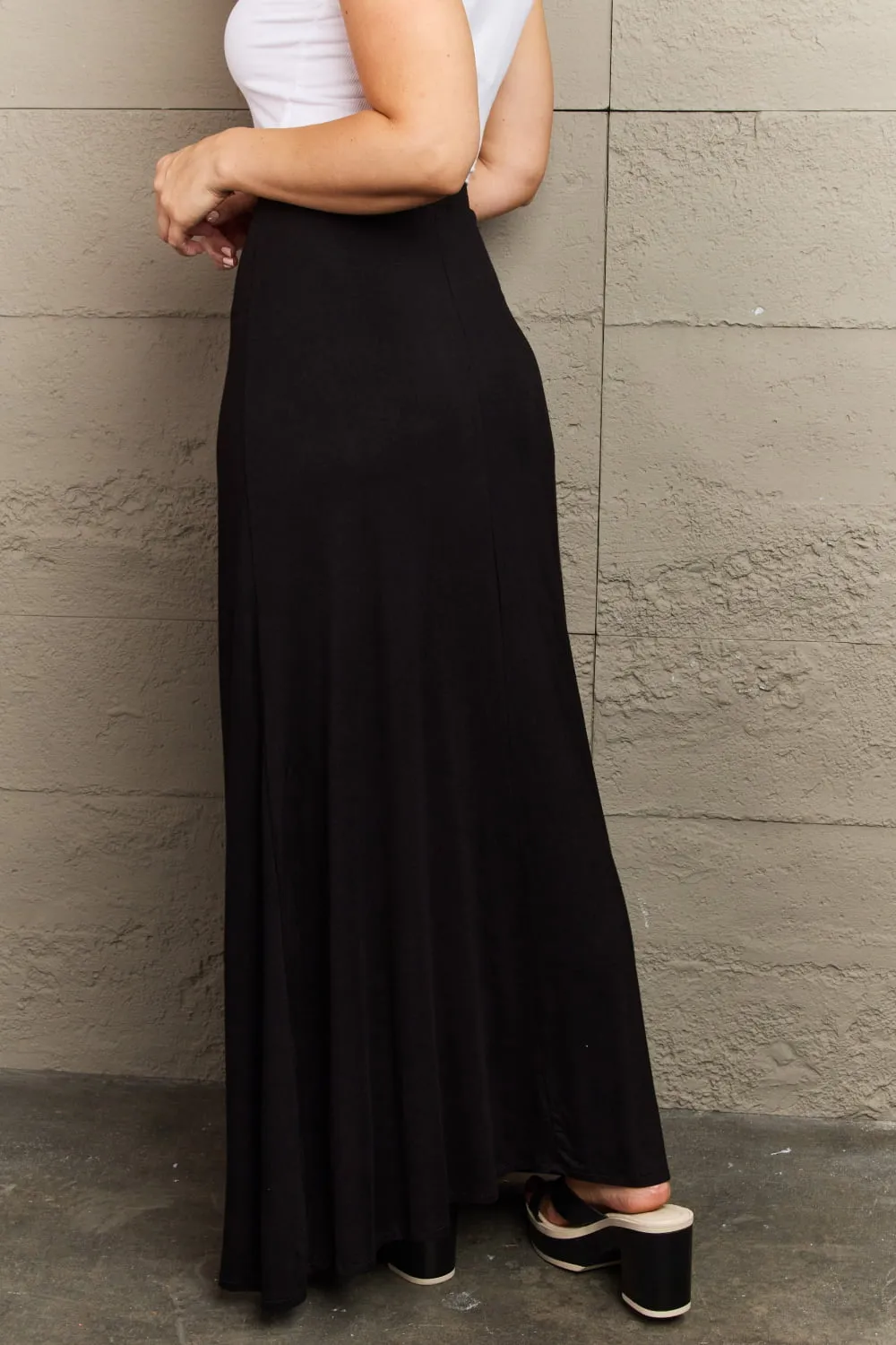 Flare Maxi Skirt