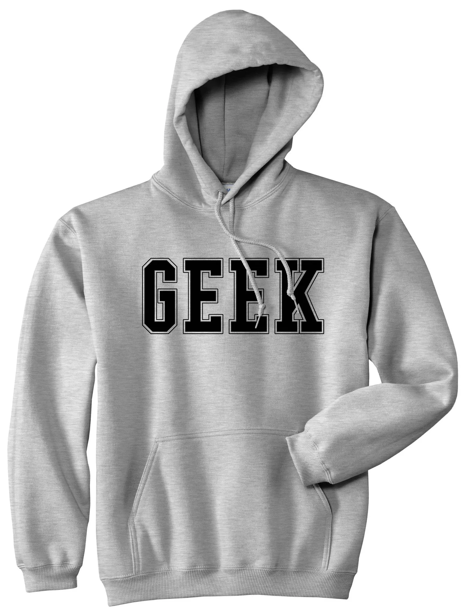 Geek College Style Pullover Hoodie