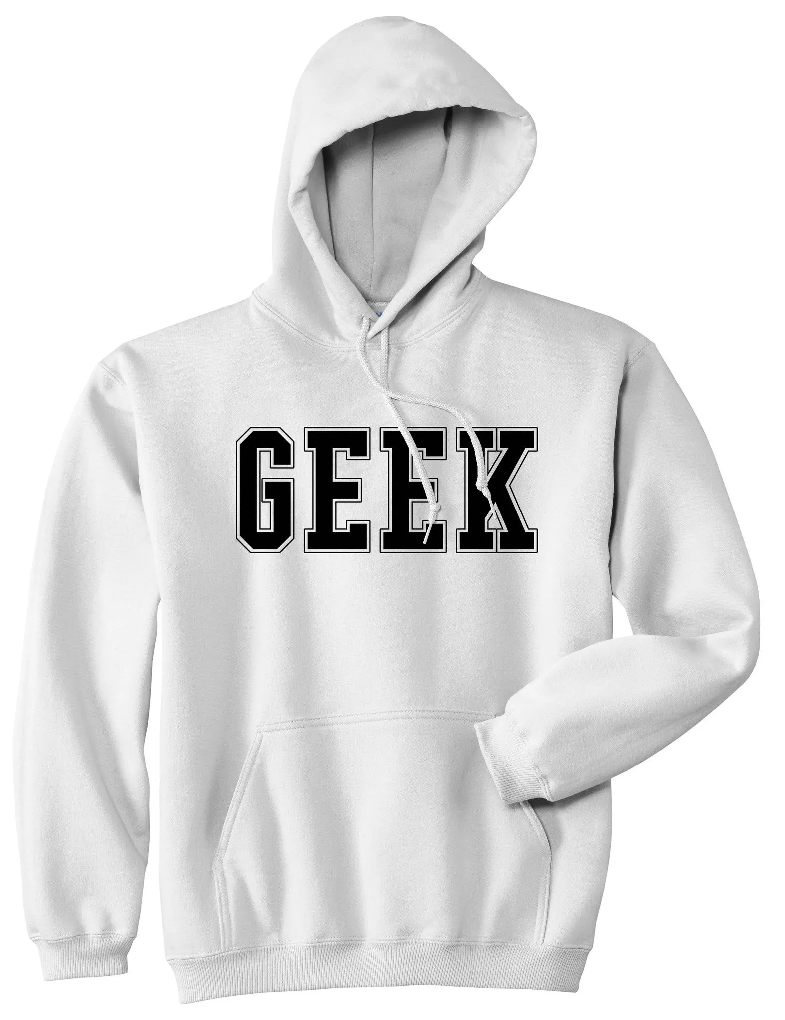 Geek College Style Pullover Hoodie