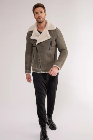 Green Shearling Jacket