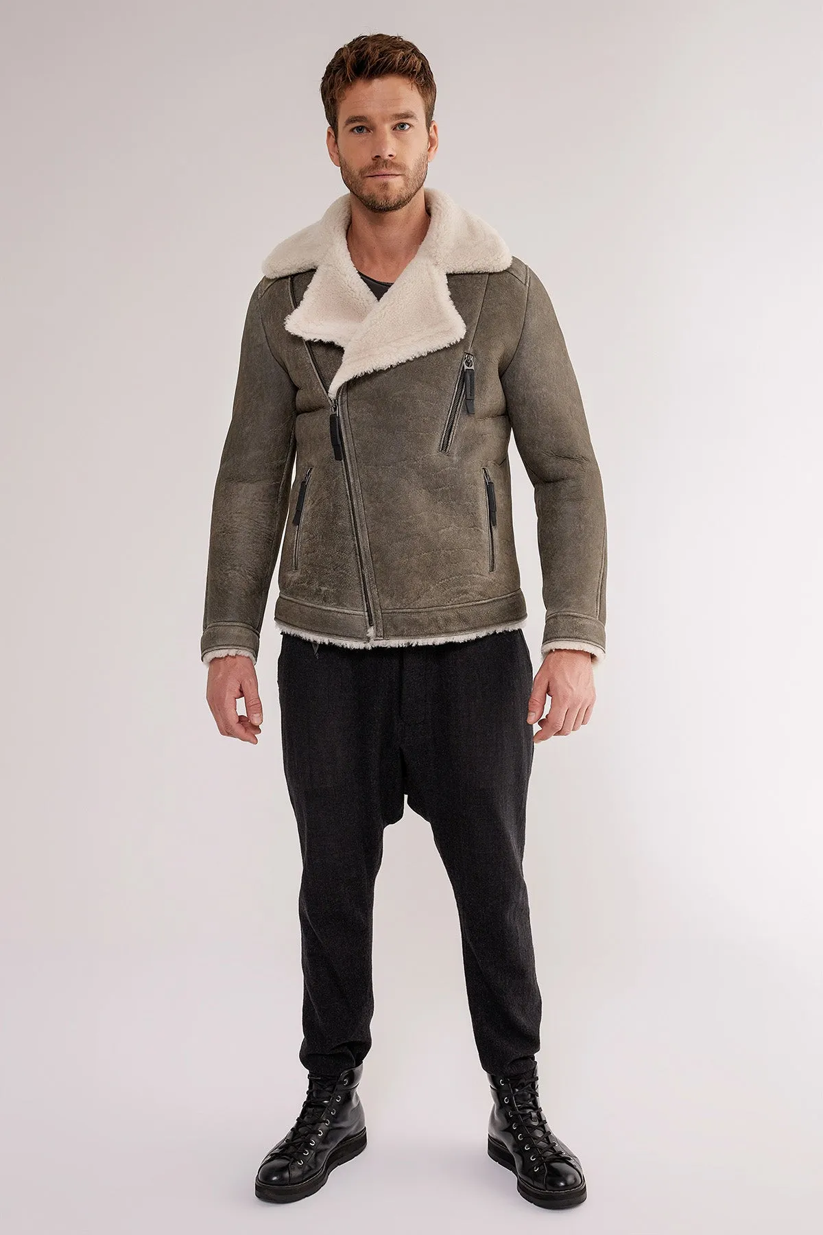 Green Shearling Jacket