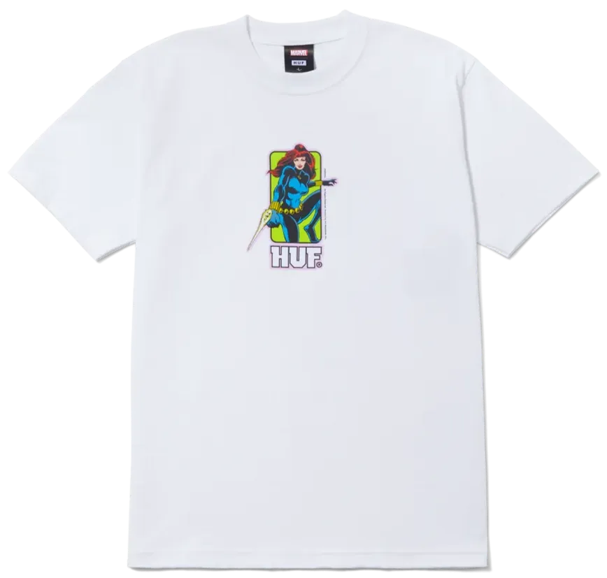 HUF x Avengers Black Widow Tee, White