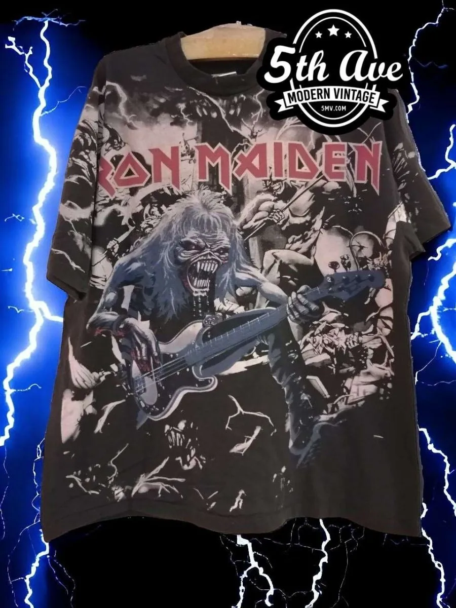 Iron Maiden Overprint T-Shirt: Unleash Your Passion with Eddie