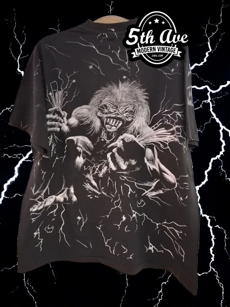 Iron Maiden Overprint T-Shirt: Unleash Your Passion with Eddie