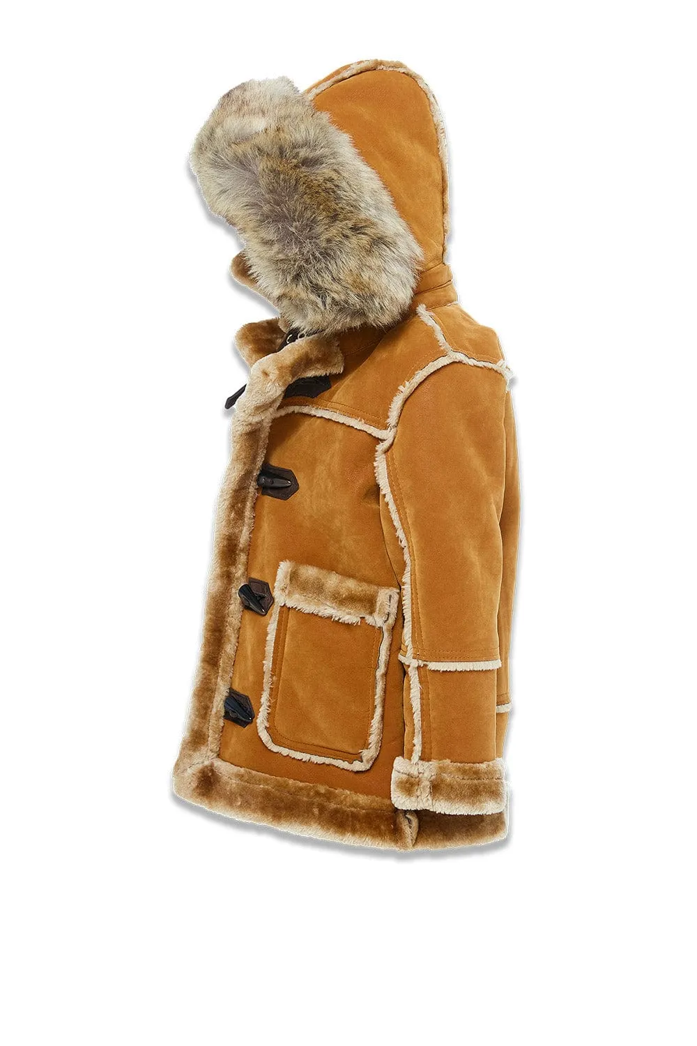 Kids Denali Shearling Jacket (Cognac)