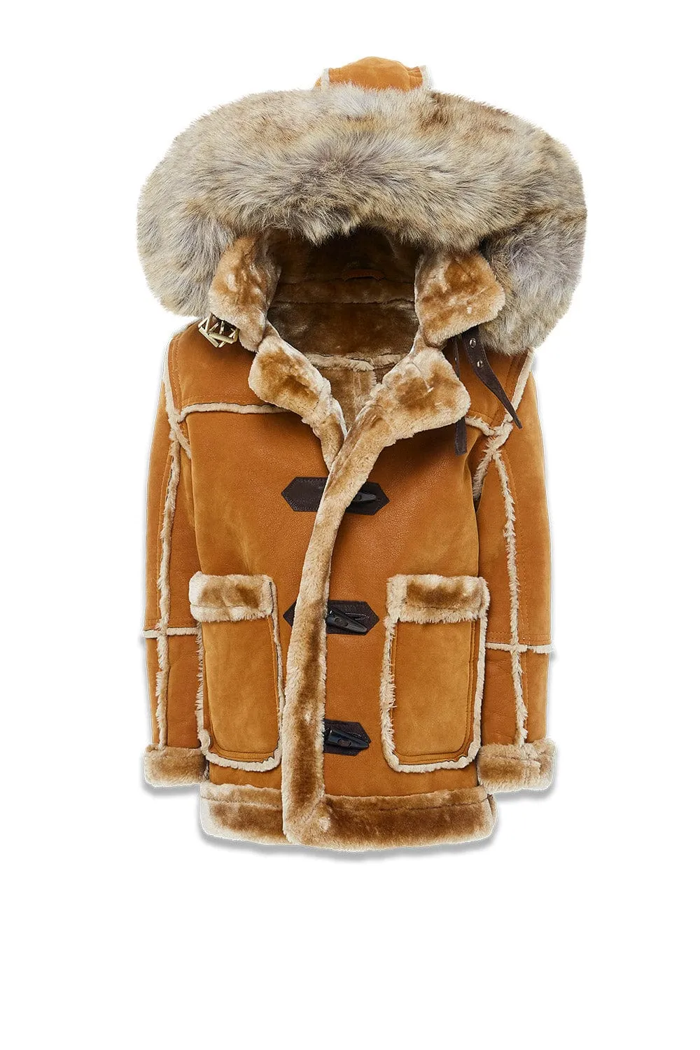 Kids Denali Shearling Jacket (Cognac)