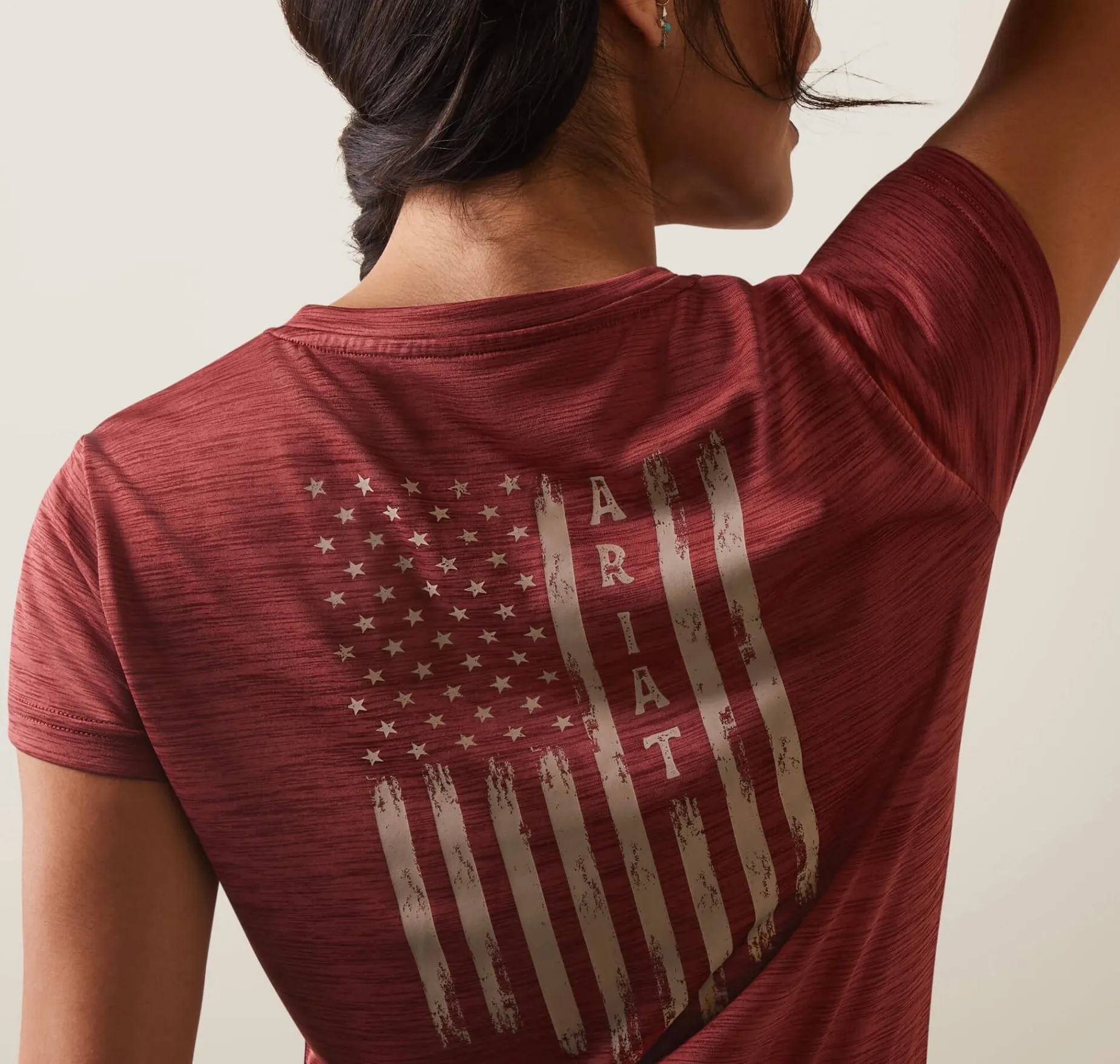 Laguna Patriot T-Shirt-POMEGRANATE