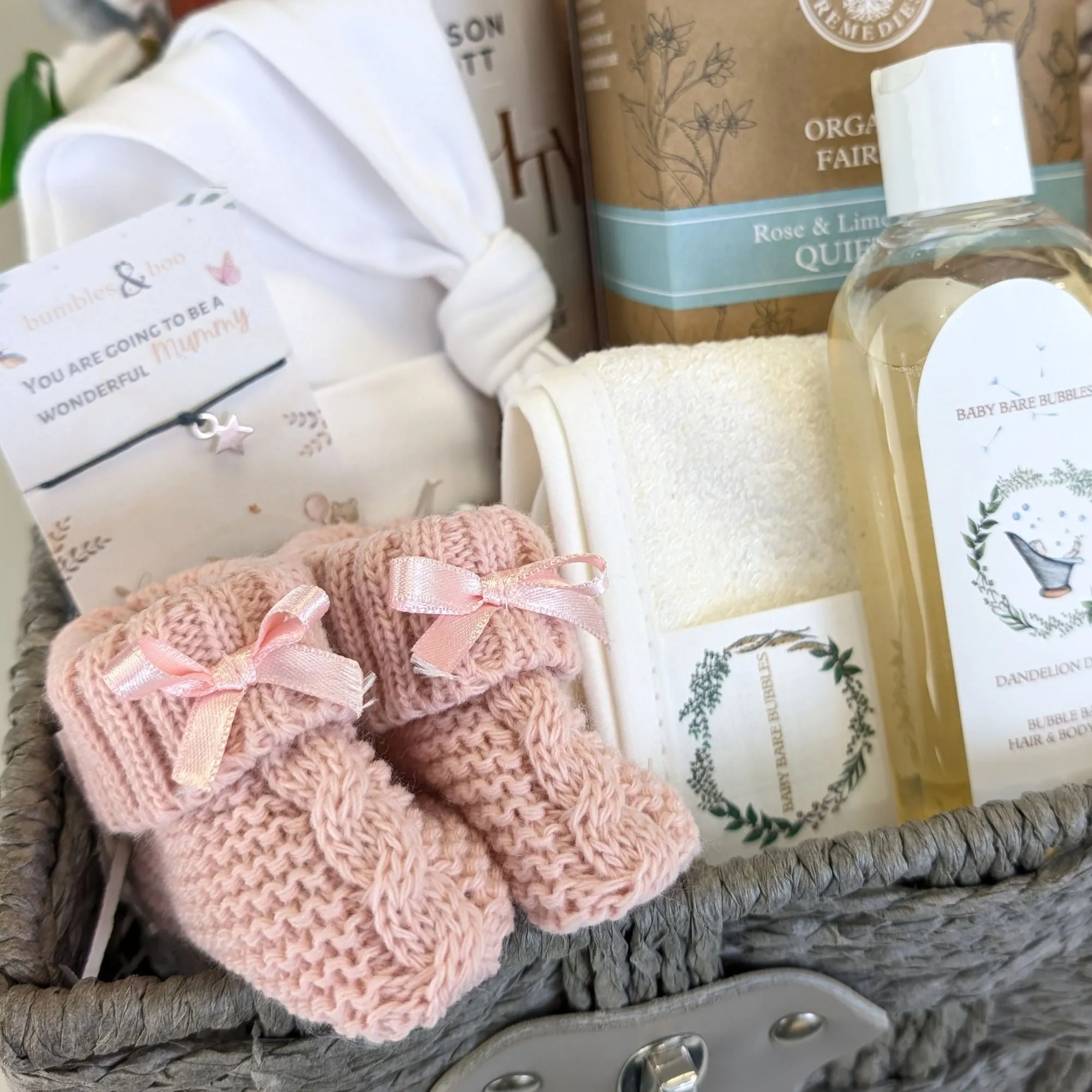 Large New Mum & Baby Gifts Hamper Marshmellow Dreams