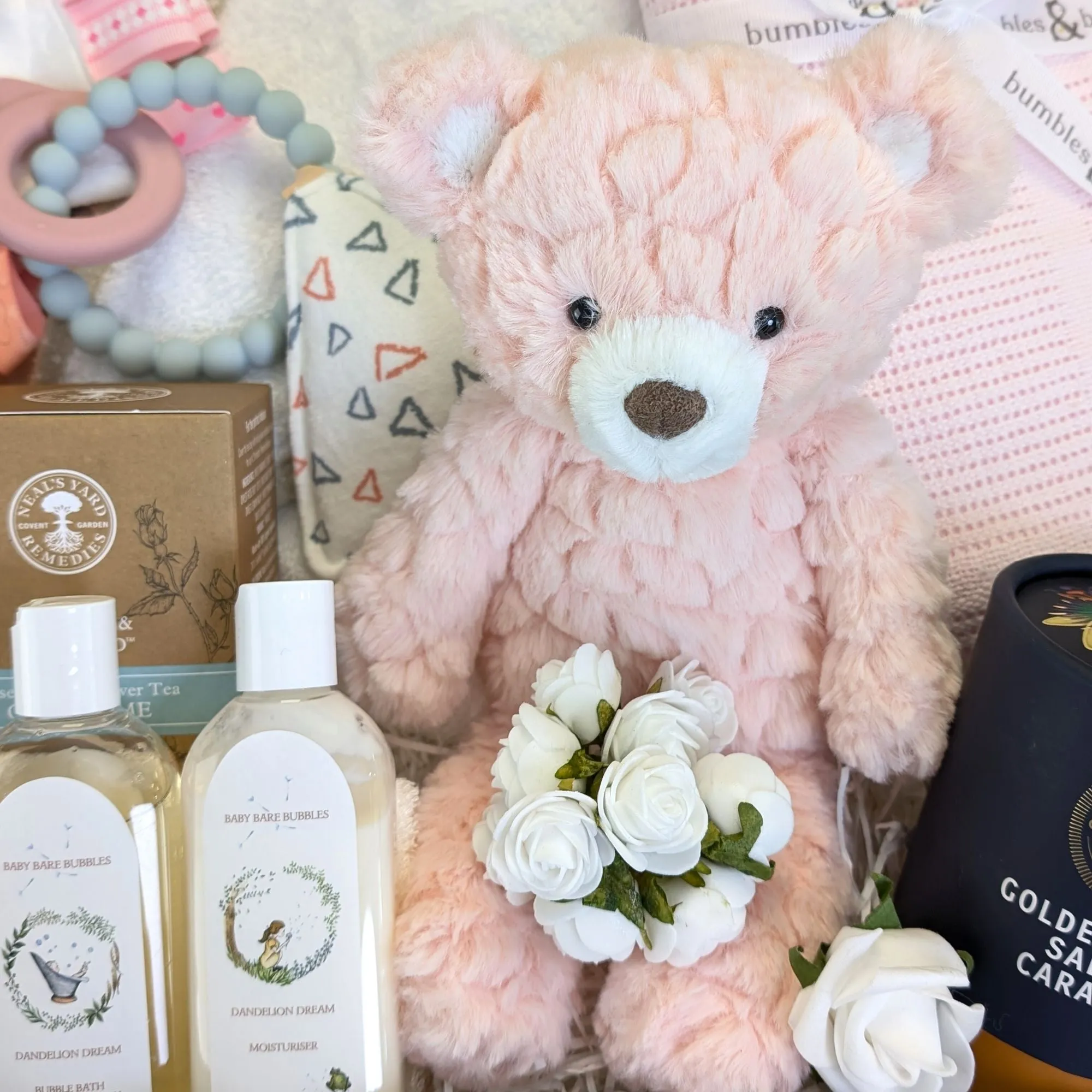 Large New Mum & Baby Gifts Hamper Marshmellow Dreams