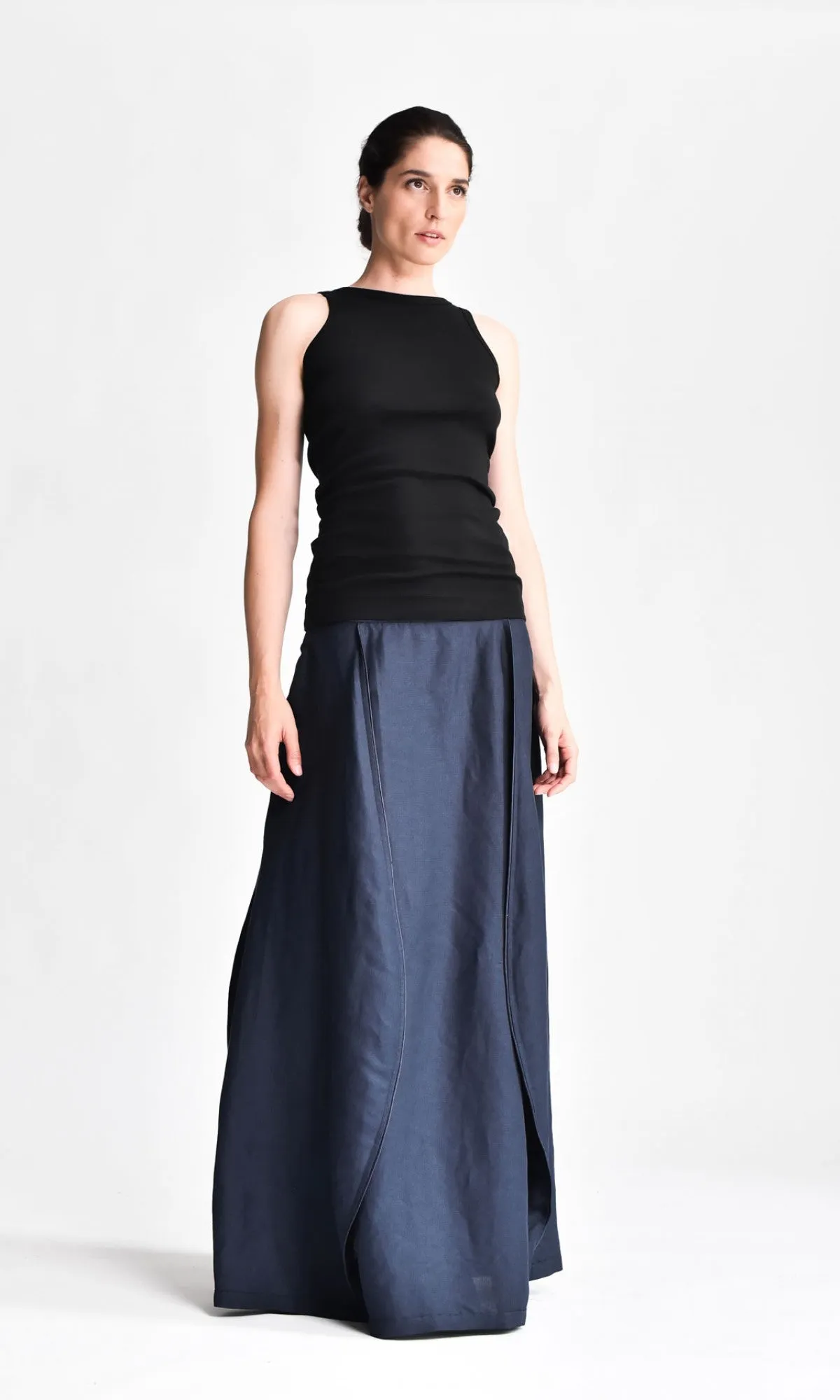 Linen Maxi Skirt