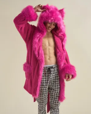 Lipstick Wolf Classic Short Faux Fur Robe | Men's