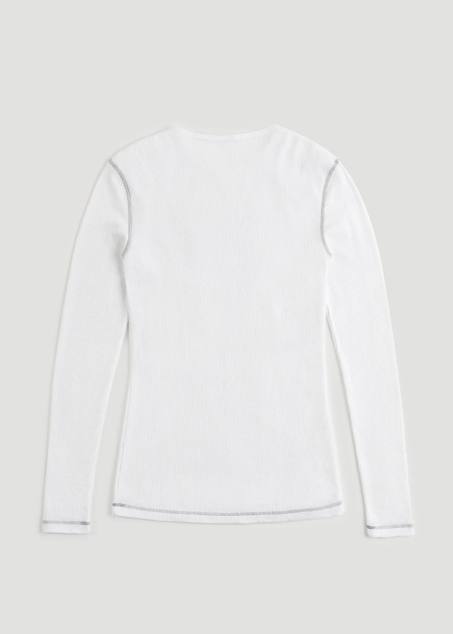 LJ&S Long Thermal Undershirt for Tall Men in White