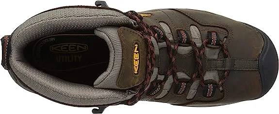 Men's Keen Utility Brown Detroit XT,  EH, WP SR, Mid Hiker Soft Toe Boot