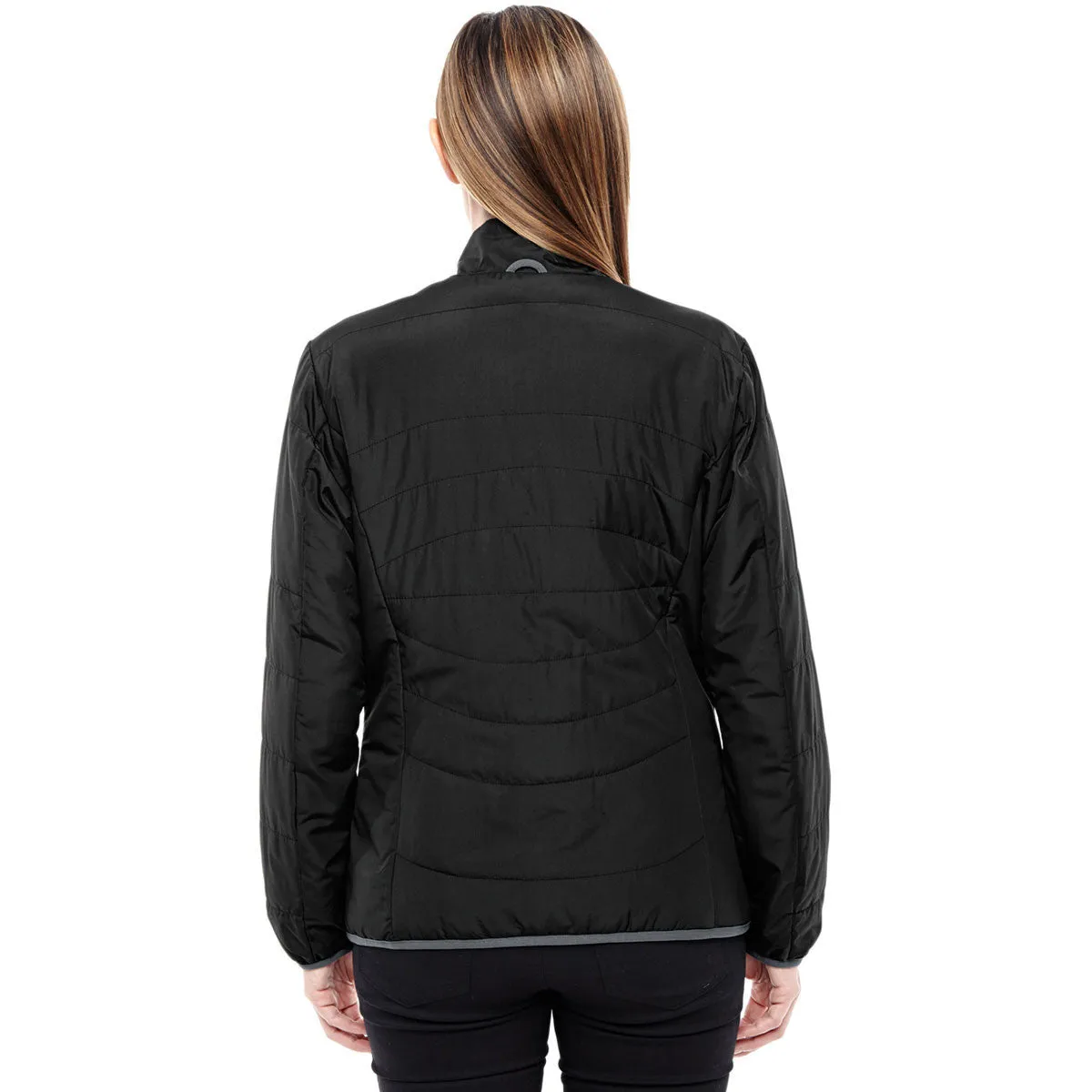 North End Women's Black/Graphite Insulated Packable Jacket