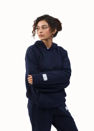 Organic Cotton Hoodie Unisex - Midnight Blue