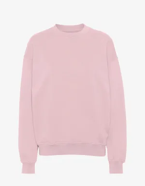 Organic Oversized Crew - Faded Pink