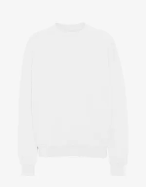 Organic Oversized Crew - Optical White