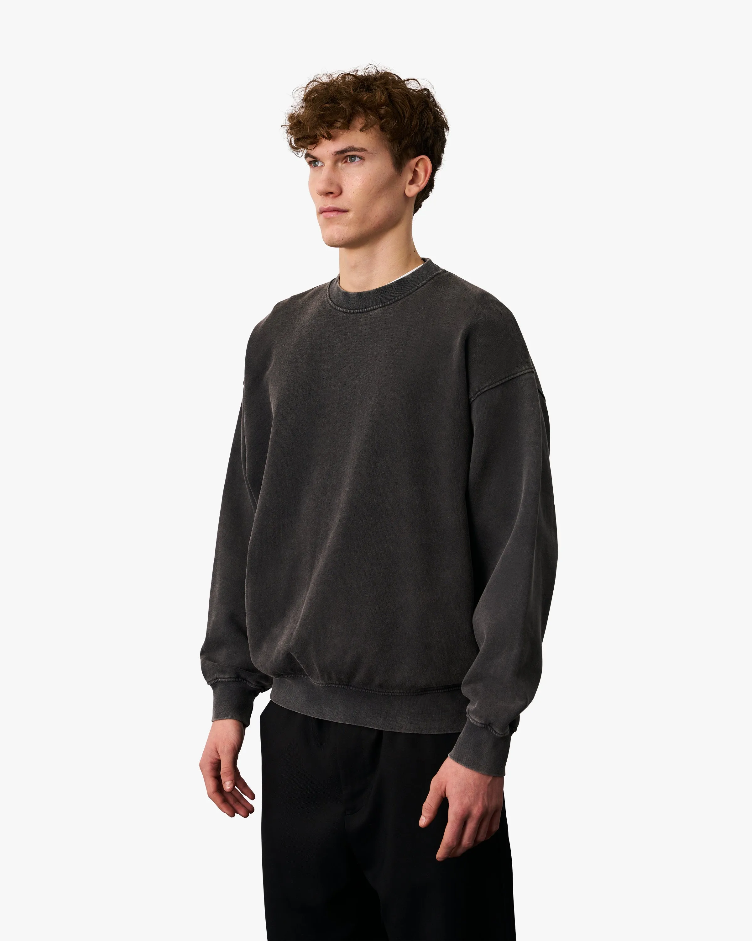 Organic Oversized Crew - Optical White