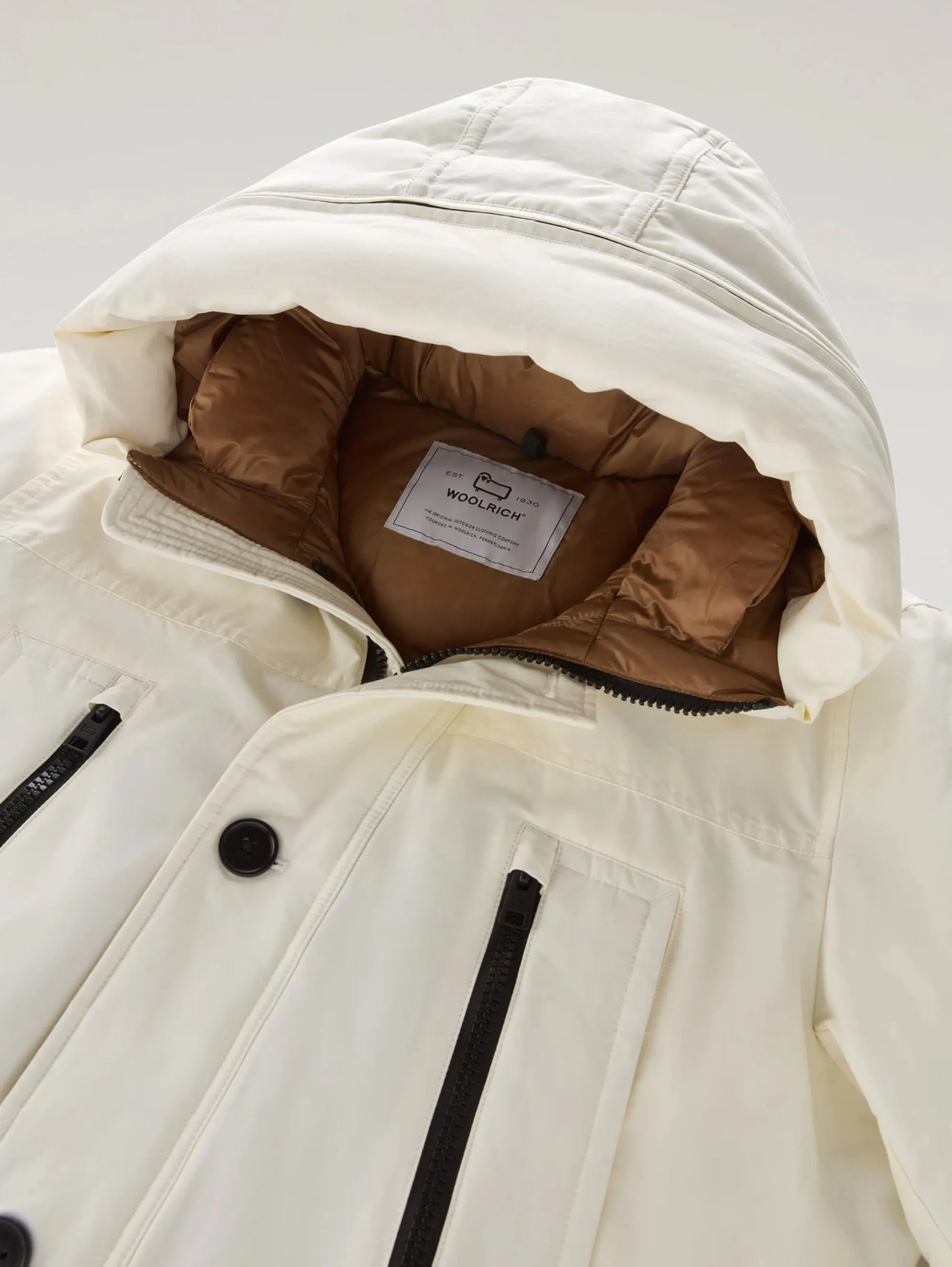 Parka Arctic in Ramar Cloth Evolution Bianco