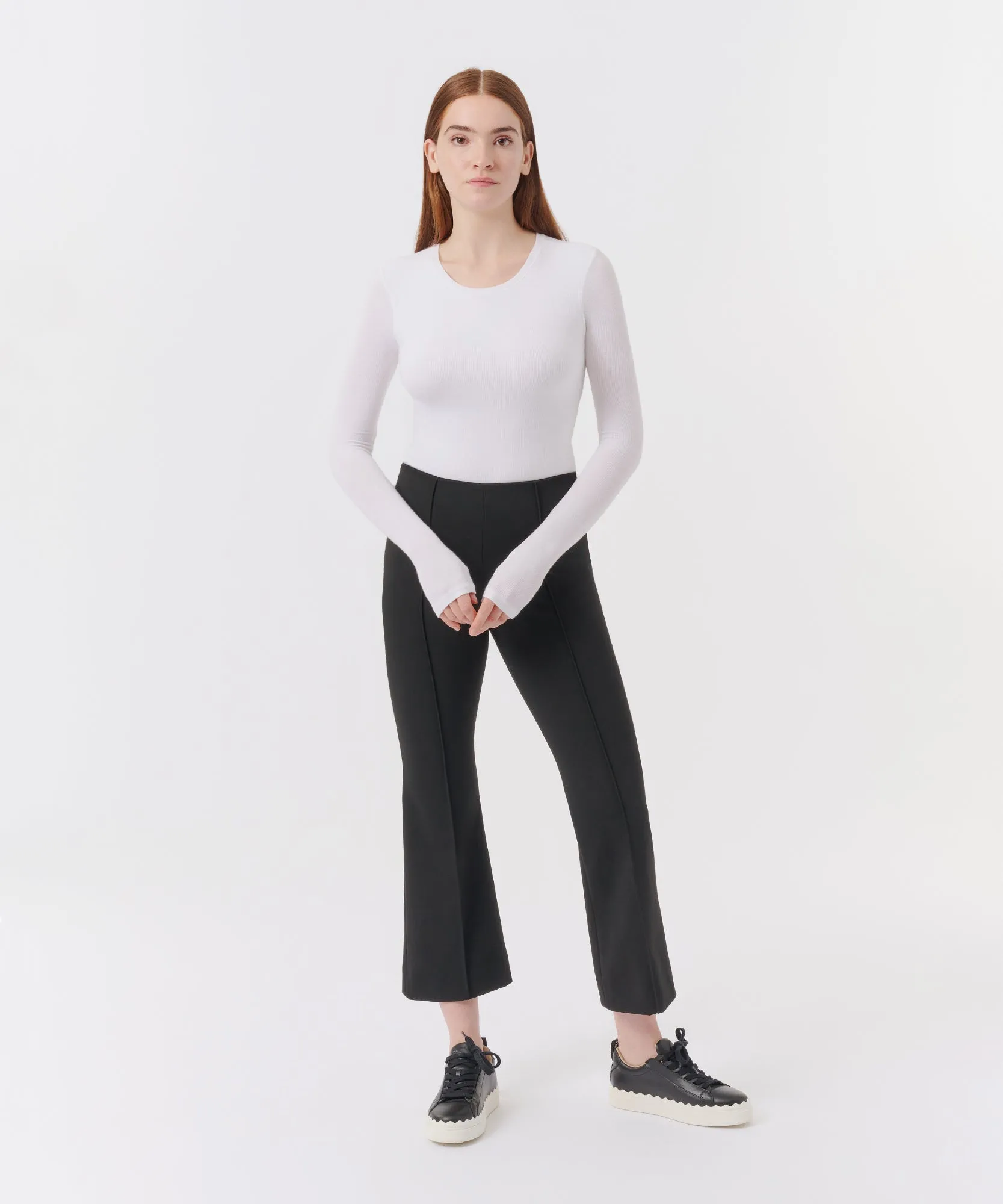 Ponte Kick Flare Pant - Black