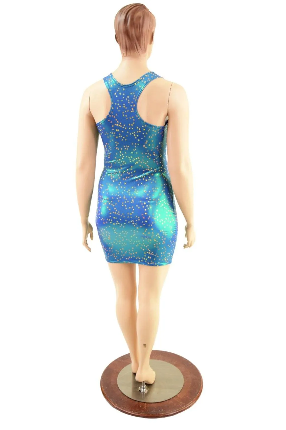 Racerback Bodycon Dress in Stardust