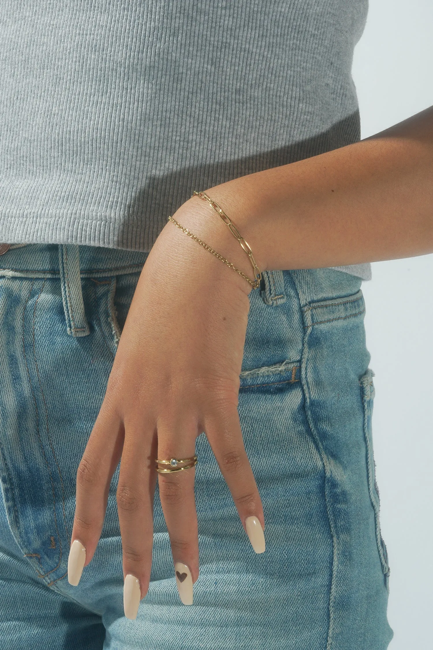 Refined Paperclip Bracelet