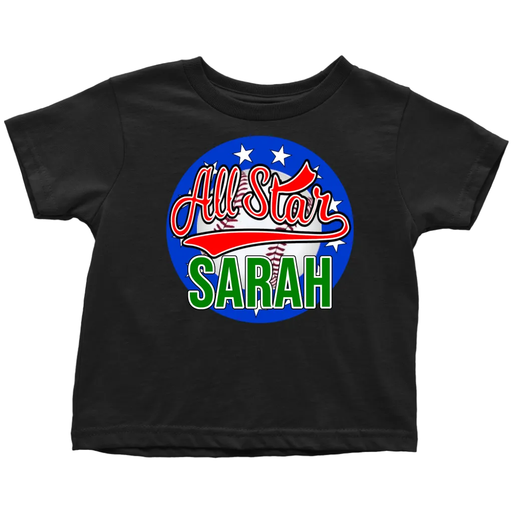 SARAH ALL STAR TODDLER T-SHIRT FOR SARAH