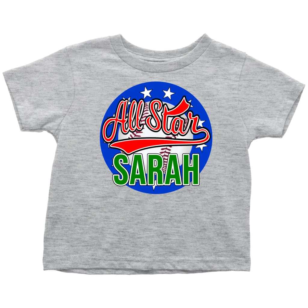 SARAH ALL STAR TODDLER T-SHIRT FOR SARAH